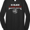 Black Long Sleeve COTTON Tee - Image 2