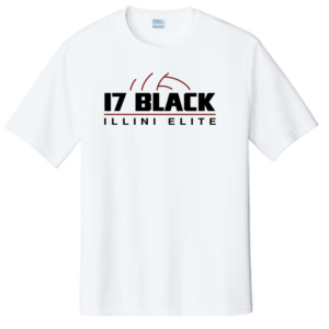 White COTTON Tee 17 Black