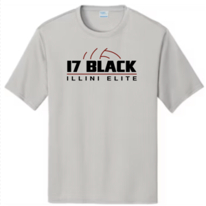 17 Black Silver PERFORMANCE Tee