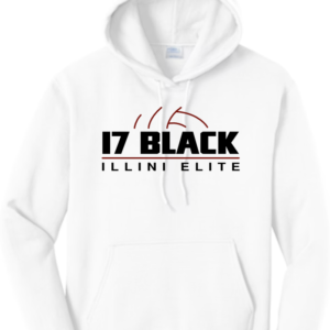 17 Black White COTTON Hoodie