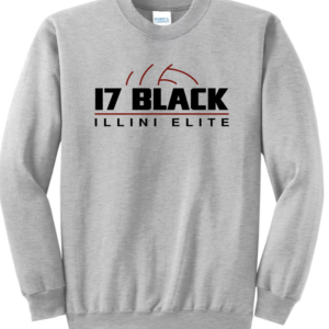 Grey Crewneck Sweatshirt 17 Black