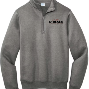 17 Black Grey Quarter Zip