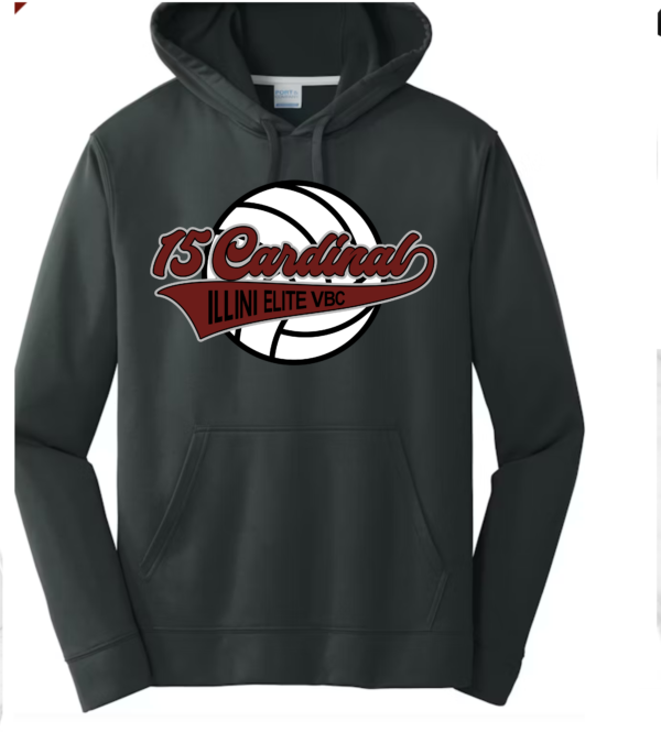 Charcoal PERFORMANCE Hoodie 15 Cardinal