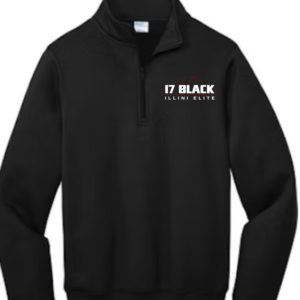 17 Black Black Quarter Zip